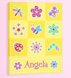 Olive Kids - Flowerland Personalized Canvas Art