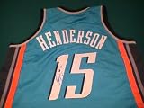 Gerald Henderson Signed Autographed Charlotte Bobcats Jersey Authentic Certified COA