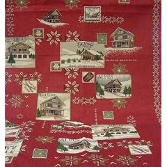 evtrcra Decke / �berwurf / Gobelin Alpen Wintermotiv --- 145 x 195 cm