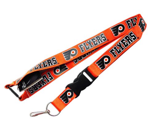 Philadelphia Flyers Clip Lanyard Keychain Id Ticket Nhl