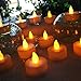 LED Candles,IREALIST Stunning Flameless LED Battery Operated Perfect Decoration Candles Beautiful and Elegant Unscented Smokeless LED Tea Light Candles(Pack of 24)