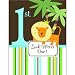King of the Jungle 1st Birthday Party Invitations - Boy First Birthday Invitations - 8 Count