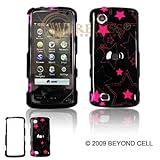 Premium Pink Shimmer Stars Design Snap-On Cover Hard Case Cell Phone Protec ....
