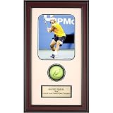 Rafael Nadal Signed Ball in Framed Shadow Box - Yellow Shirt