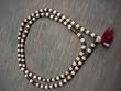 Ropping Style Rose Wood with Tulsi Beads Full Japa Mala Beads Yoga Meditation Mala