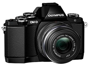 Olympus OM-D E-M10 Mirrorless Digital Camera with 14-42mm F3.5-5.6 Lens (Black)