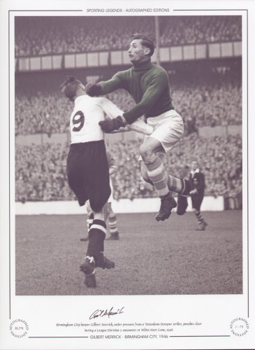 Gilbert Merrick Birmingham City 1946 - Signed Limited Edition