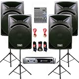 view description of Crown XLS2500 Amp, 4 Two Way 15