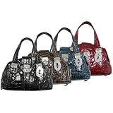 Steve Madden Barbella Croc Print Satchel