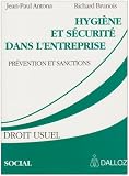 Revue Editions Dalloz - Sirey  / Hygiène et sécurité dans l'entreprise: Prévention et sanctions