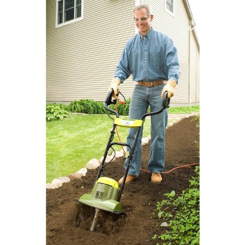 New Sun Joe TJ600E Tiller Joe Garden 14-Inch 6.5 amp Electric Tiller/Cultivator