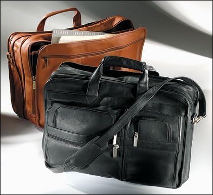 Leather Vaqueta Napa Exp Multi-Func Briefcase