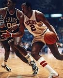 MOSES MALONE PHILADELPHIA 76ERS 8X10 SPORTS ACTION PHOTO (L)
