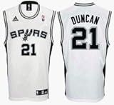 Tim Duncan San Antonio Spurs #21 Replica Adidas NBA Basketball Jersey (White)
