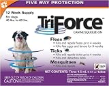 TriForce Squeeze On Dog 40-60 Lbs 3pk