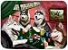 Siberian Husky Large Tempered Cutting Board 4 Dogs Playing Poker