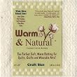 Warm & Natural Cotton Batting Craft Size By The Each