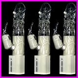 Pearl Rabbit Vibrator with Rotation Vibration White