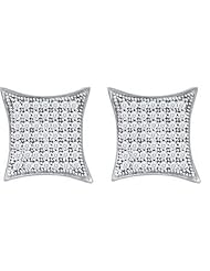 0.40CTW DIAMOND MICRO PAVE EARRINGS