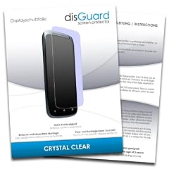 2 x disGuard Crystal Clear Displayschutzfolie f�r Apple iPhone 4 (1 St�ck je f�r Vorder- und R�ckseite) - Displayschutz "kristallklar" - PREMIUM QUALIT�T (Hartbeschichtet, Blasenfreie Montage, R�ckstandsfrei entfernbar)