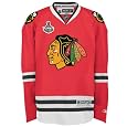 BLANK Chicago Blackhawks RBK Premier NHL Hockey Jersey by Reebok with 2010 Stanley Cup Patch (NHLPA Certified Custom Sewn Authentic Twill)