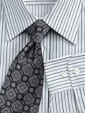 Satin Multi Stripe Dress Shirt