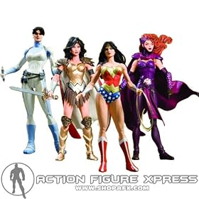 Wonder Woman Series 1 Action Figures Set of 4 by DC Direct by DC Comics
