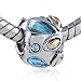 Pugster December Birthstone Bugle European Bead Fits Pandora Charm Bracelet