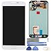 Comfine Original OEM Replacement for Samsung Galaxy S5 LCD Display Screen + Touch Digitizer Assembly, for G900 G900A G900P G900T G900V G900R4 G900F, Repair Tools + Samsung Logo + Home Button, White