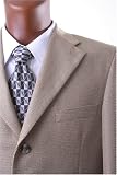 Men's Single Breasted 3 Button Tan Sport Coat with Dual Side Vents, New For The Season