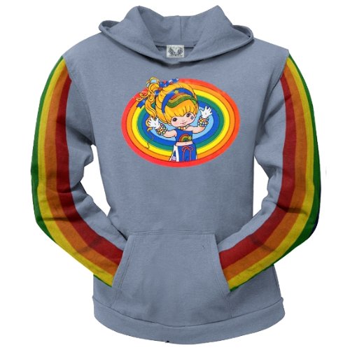 Rainbow Brite - Rainbow Ladies Blue Hoodie