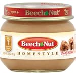 Beech Nut Homestyle Stage 1 Beef and Beef Broth Baby Food 2.5 Oz 6 Packs