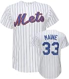 John Maine White Majestic MLB 2009 Home Royal Replica New York Mets Jersey