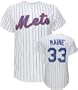 John Maine White Majestic MLB 2009 Home Royal Replica New York Mets Jersey