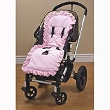 Baby Doll Bedding Heavenly Soft Minky Stroller Covers, Pink