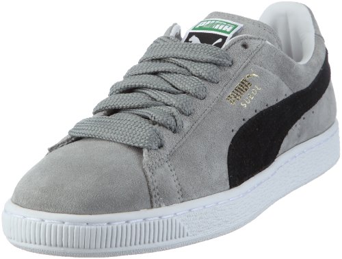 Puma Suede Classic 350734, Herren, Sneaker, Grau (limestone gray-black-white 59), EU 43 (UK 9) (US 10) Reviews