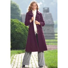 Patch-Pocket Wool Coat by Chadwicks
