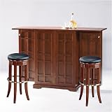 Home Styles 5689-99 / 5699-88 Steamer Folding Bar Set in Cherry