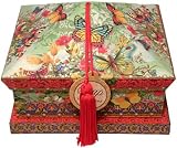 Punch Studio Jasmine Soap Set In Butterflies & Spring Flower Pagoda Keepsake Box