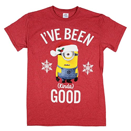 Christmas Despicable Me Minions I've Been Kinda Good Graphic T-Shirt