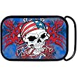 Patriotic Bandana Skull Belt Buckle