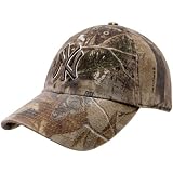 MLB '47 Brand New York Yankees Real Tree Camo Franchise Fitted Hat (Small)