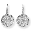14K White Gold 1/4 ct. Diamond Fashion Earrings