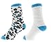 Greatlookz Women's Furry Friends Animal Print Socks (Set Of 2 )