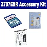 Fujifilm Finepix Z707EXR Digital Camera Accessory Kit includes: ZELCKSG Car ....
