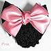 Satin Lady Bow Hair Bun Net Snood Crochet Net Bun Hair Cover Women Hair Accessories