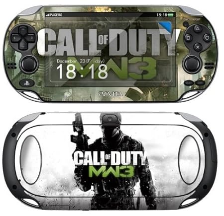 Sony PS Vita CALL OF DUTY MW3 Protective Vinyl Skin Decal Set