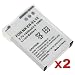 eForCity 2 PACK Nikon EN-EL12 Replacement Battery Compatible with Nikon CoolPix S1000pj / S610 / S610c / S620 / S630 / S640 / S70 / S710 / S8000/S800c / S6000 Digital SLR Camera
