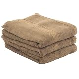 Review ThinkBamboo - Bamboo Towels  / 3 Piece Super Soft 100% Bamboo Fiber Kitchen Towels - Coffee