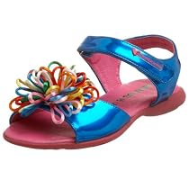 Agatha Ruiz de la Prada Toddler/Llittle Kid 92257 Pom Pom Bling Sandal